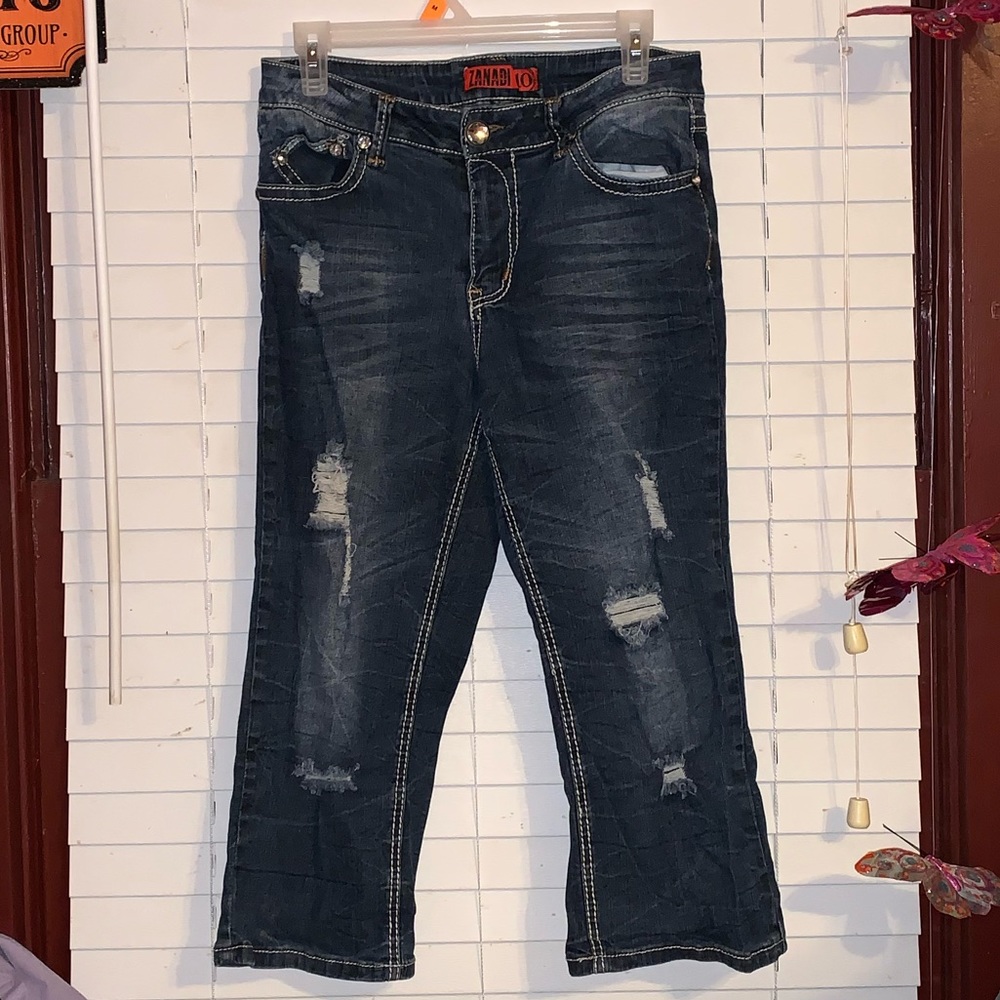 💎 Bejeweled Cropped Jeans